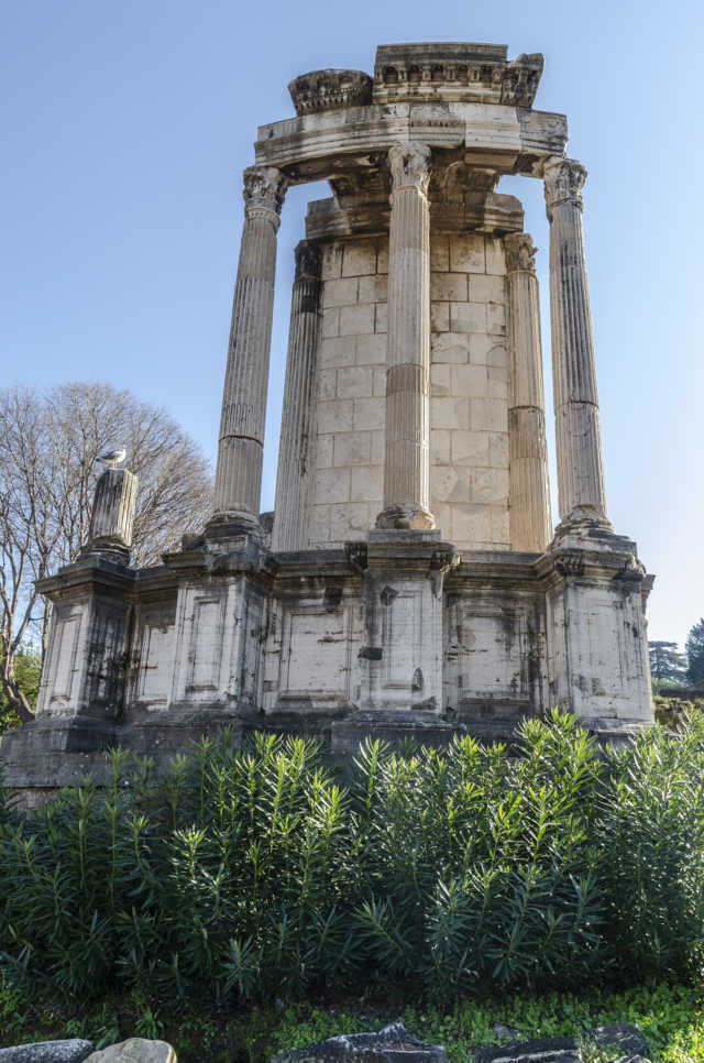 83 - Italia - Roma - Foro Romano - templo de Vesta